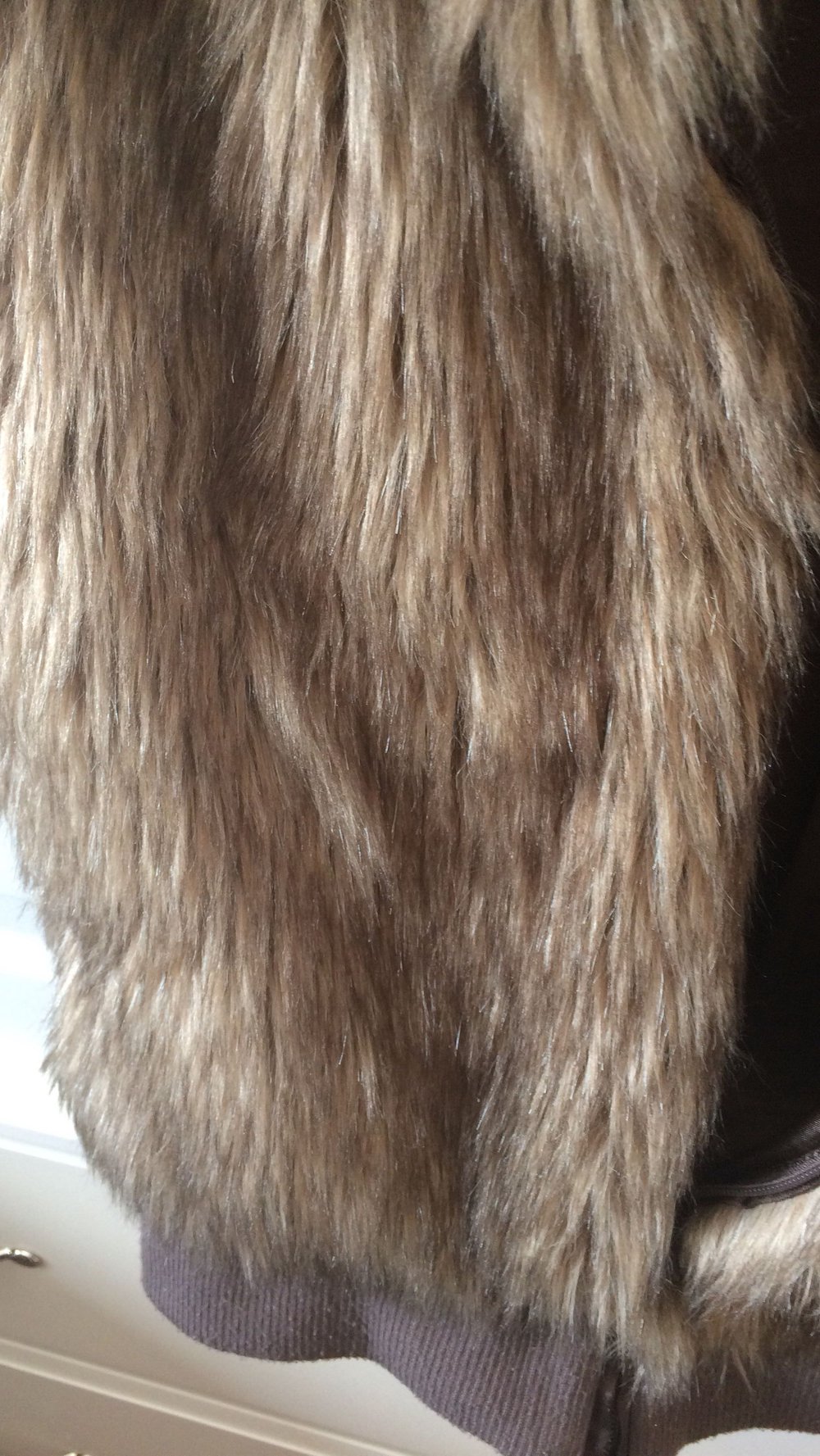 Fellweste braun von  H&M