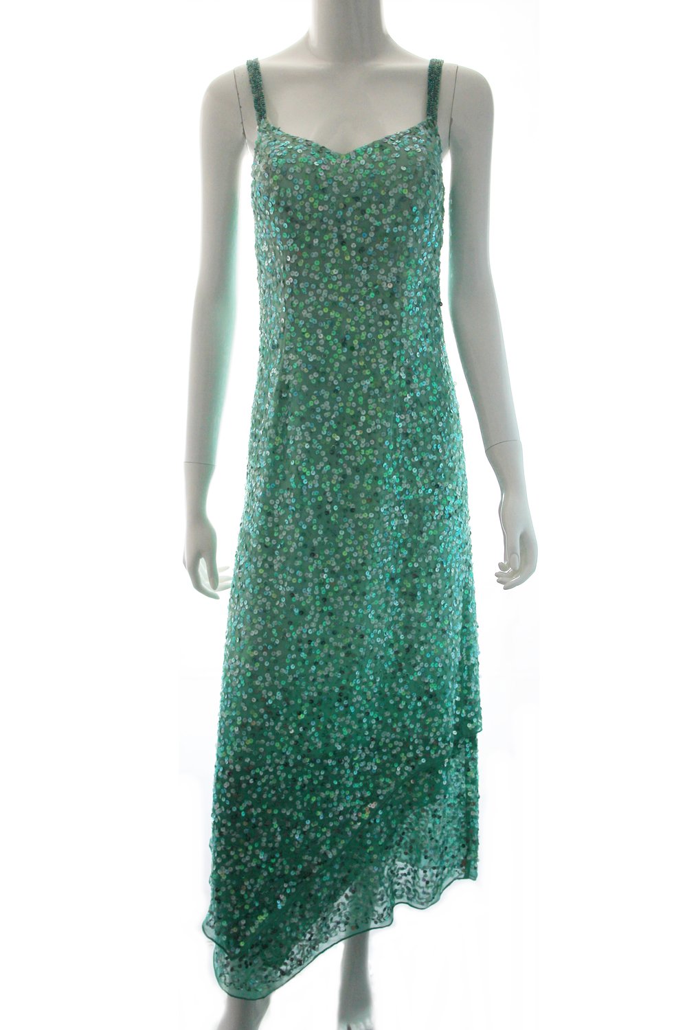 Türkis/Grünes Paillettenkleid von Apart