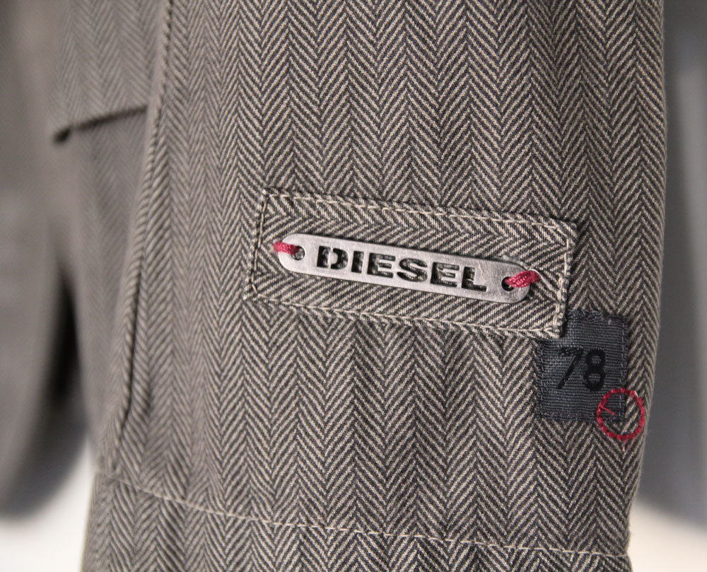 Diesel Sakko Herren Herringbone Fischgrätenmuster Gr. L wie M