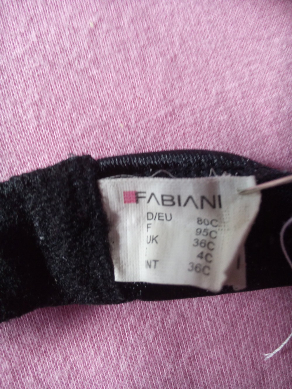 80C schwarzer BH Träger abnehmbar