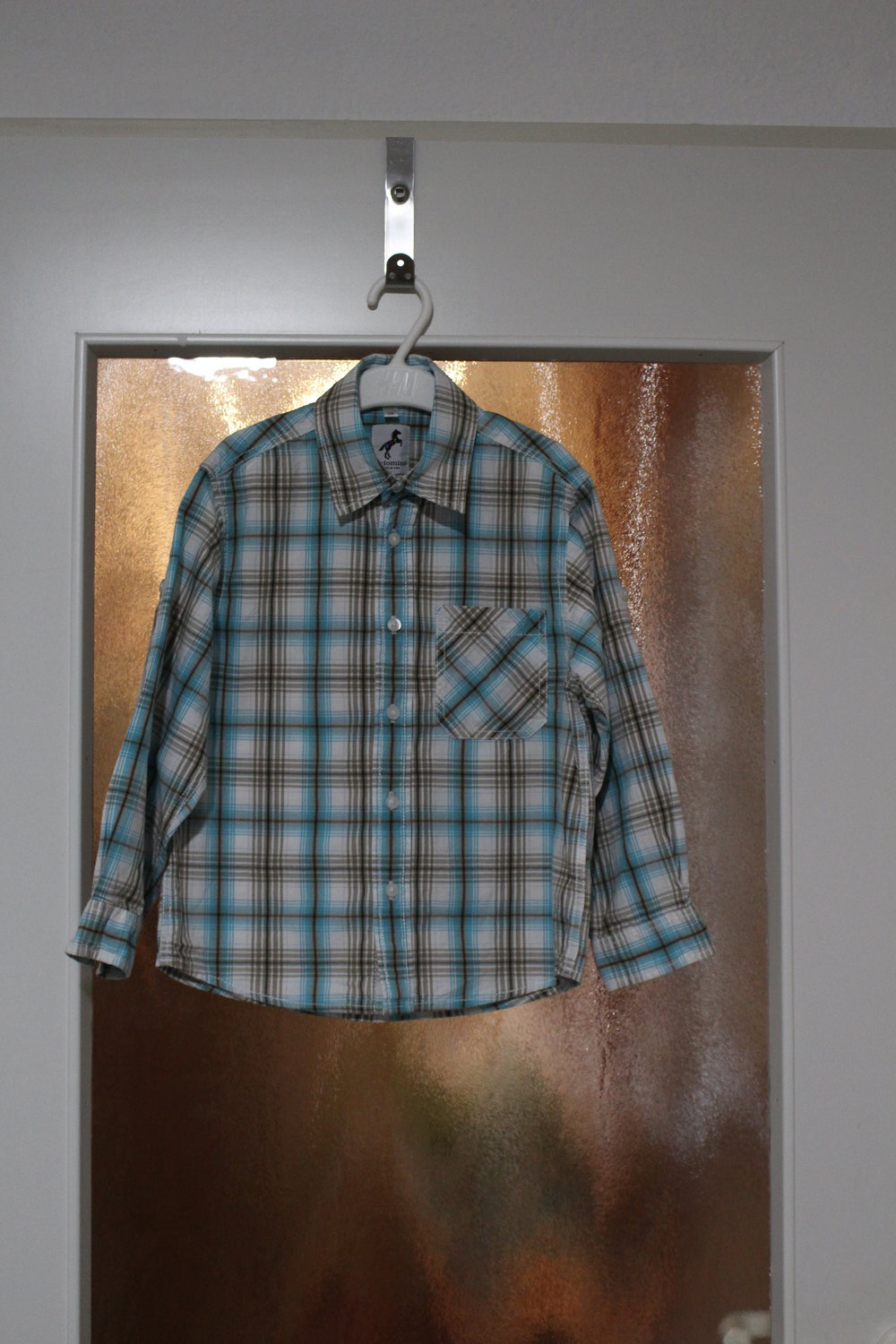 107. Hemd kariert von Palomino, Gr. 110