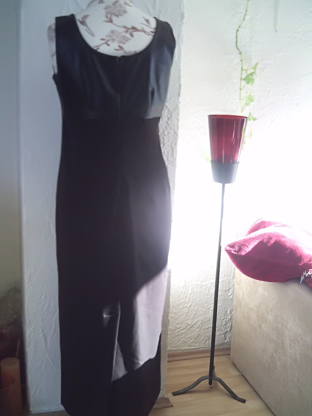 Braunes Kunstleder Maxikleid neu von MissH 42