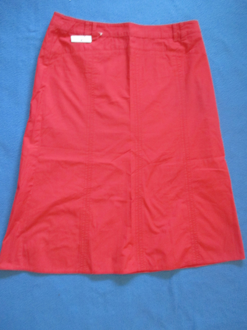 NEU mit ETIKETT * Sportiv * edel * Baumwolle * Sommer * A-Linie * Midi * Rock 