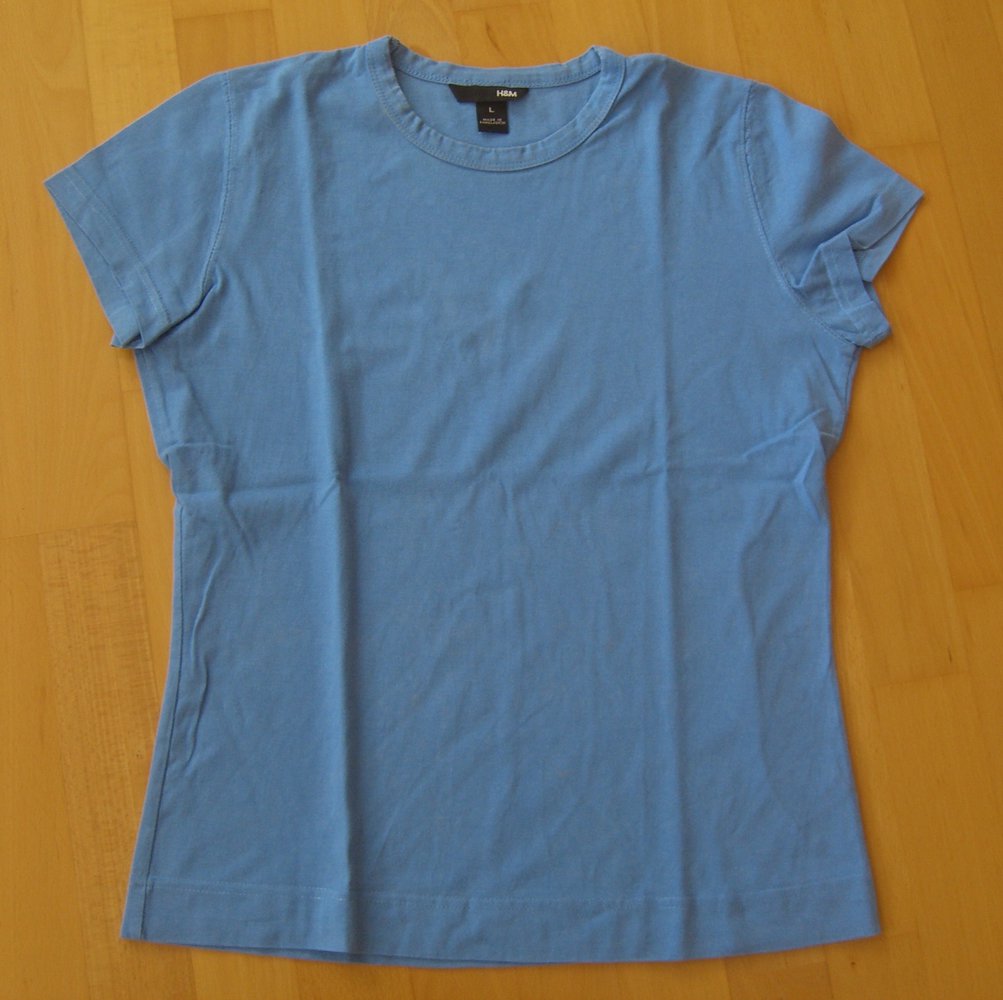 Blaues Basicshirt von H&M