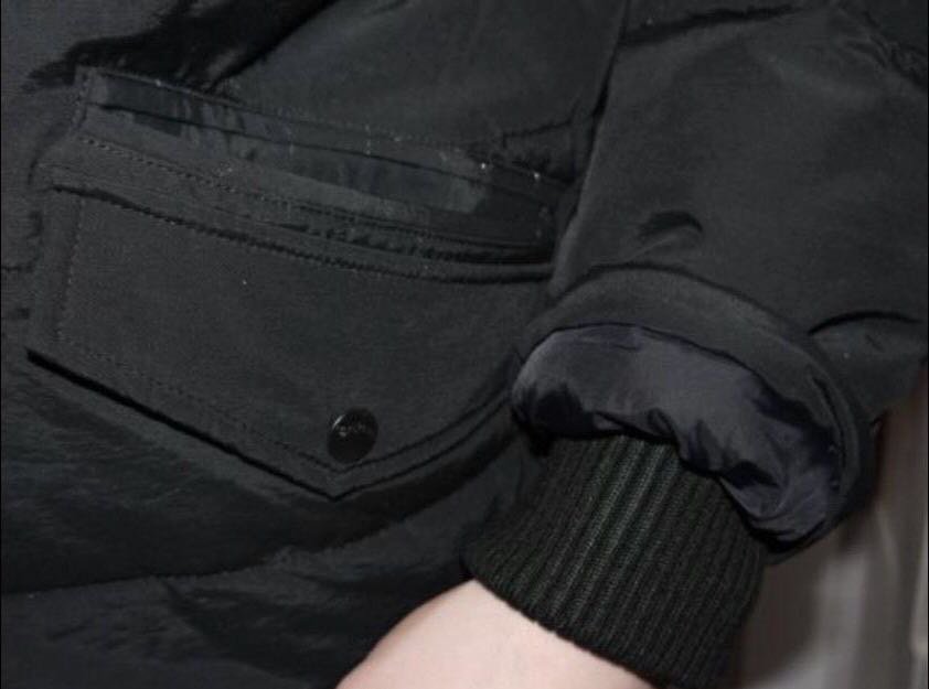 NEU: BRIXTON ATLAN JACKET Daunenjacke BRXTN schwarz Gr. L