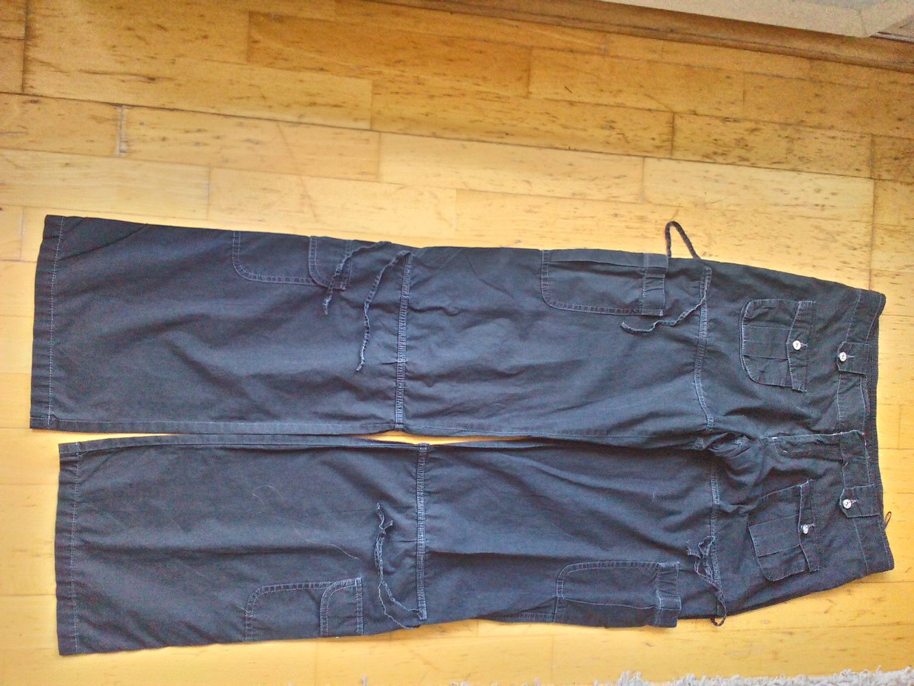 Baggy Hose Gr. 36 schwarz Gothic