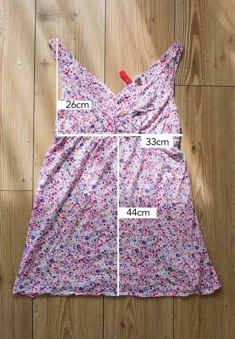 Blümchenmuster Minikleid H&M Divied