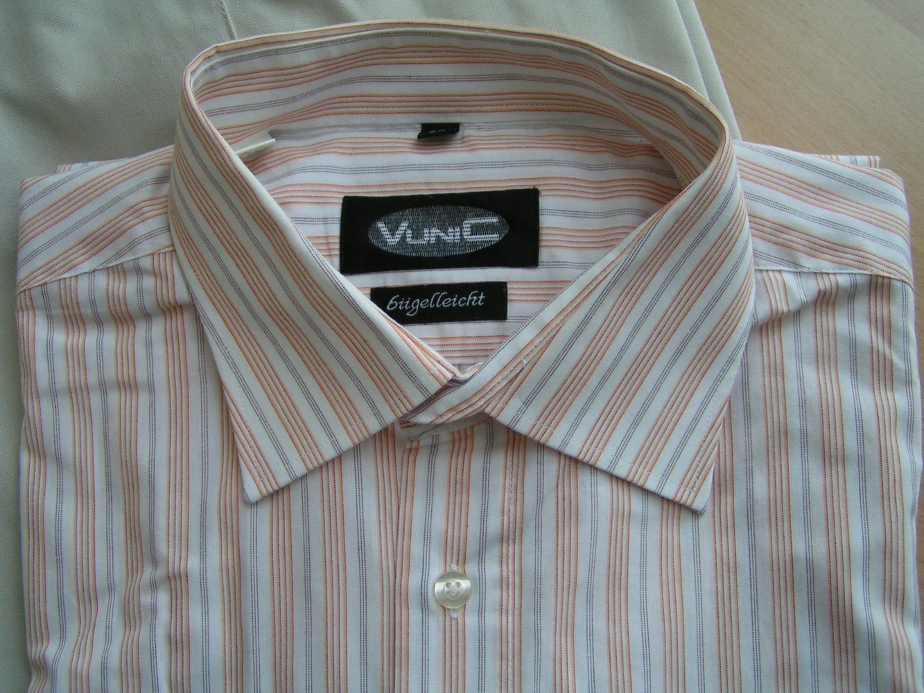 Vunic sehr schönes feines Herren Sommer Hemd 1/2 Arm Gr. XL neuwertig