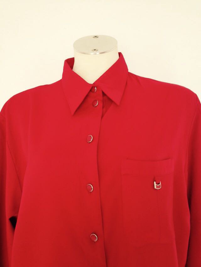 Exclusive Design Rote Bluse 