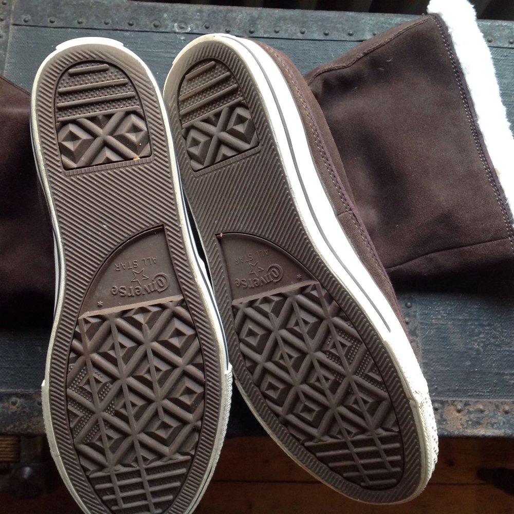 Winter Chucks mit Fell und Wildleder