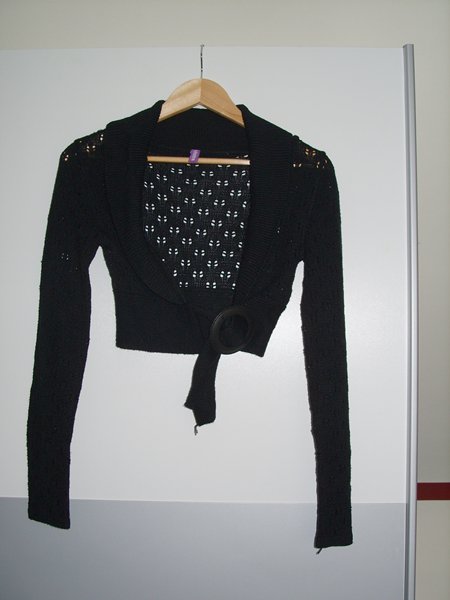 Bolero Lochstick schwarz