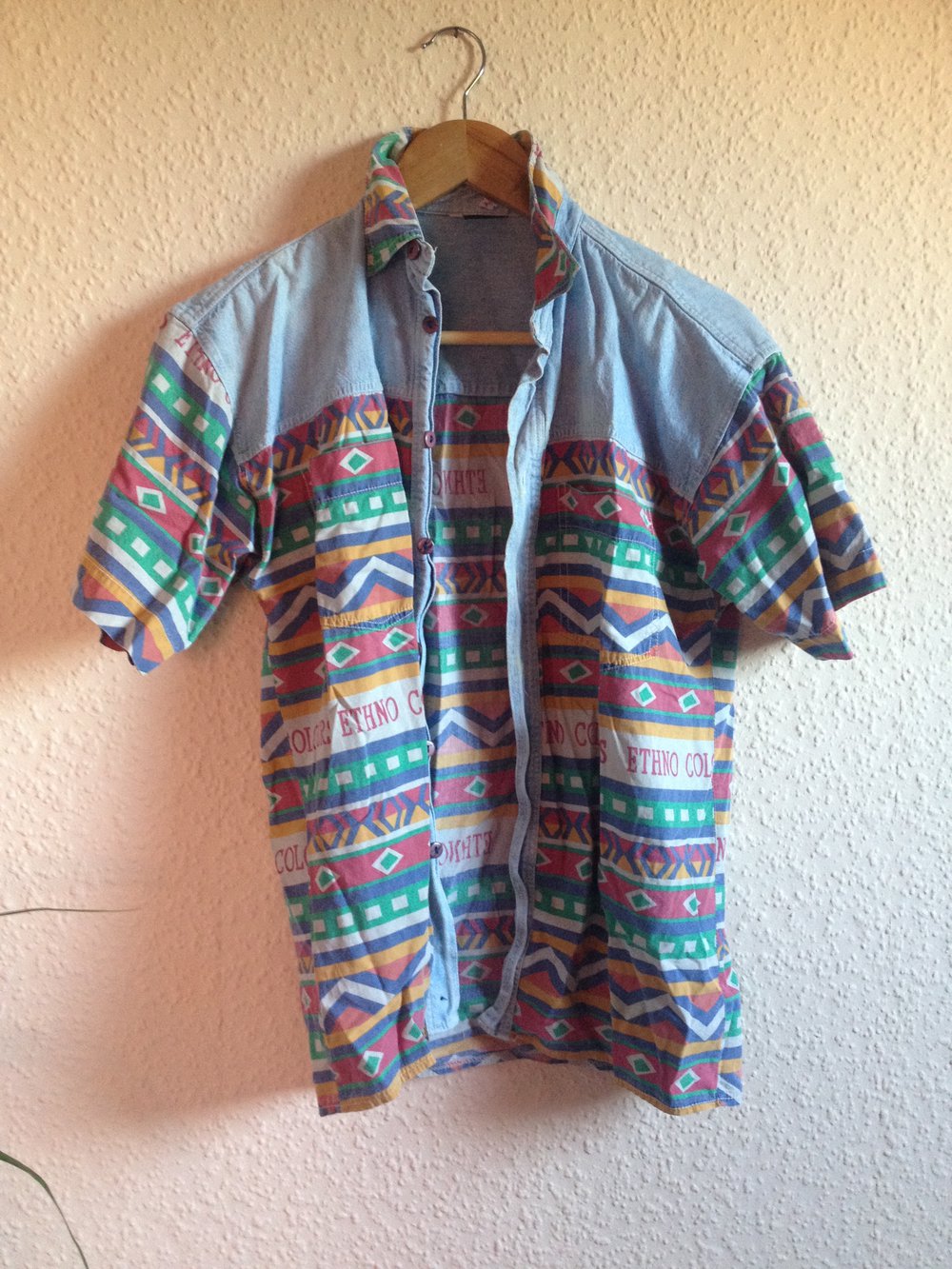 T-Shirt Weste mit Muster