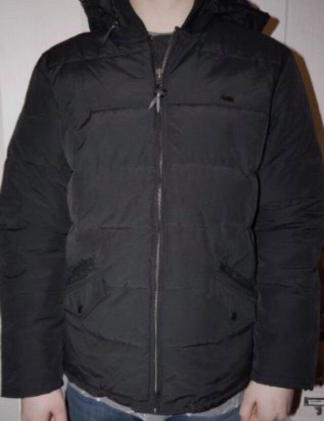 NEU: BRIXTON ATLAN JACKET Daunenjacke BRXTN schwarz Gr. L