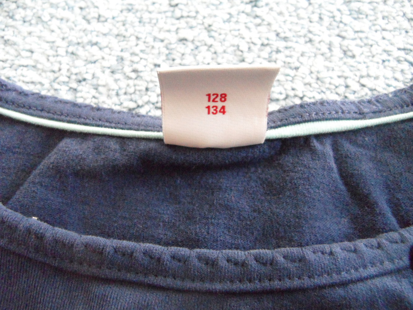 s.Oliver schönes Langarmshirt ganz weich Spruch 122/128