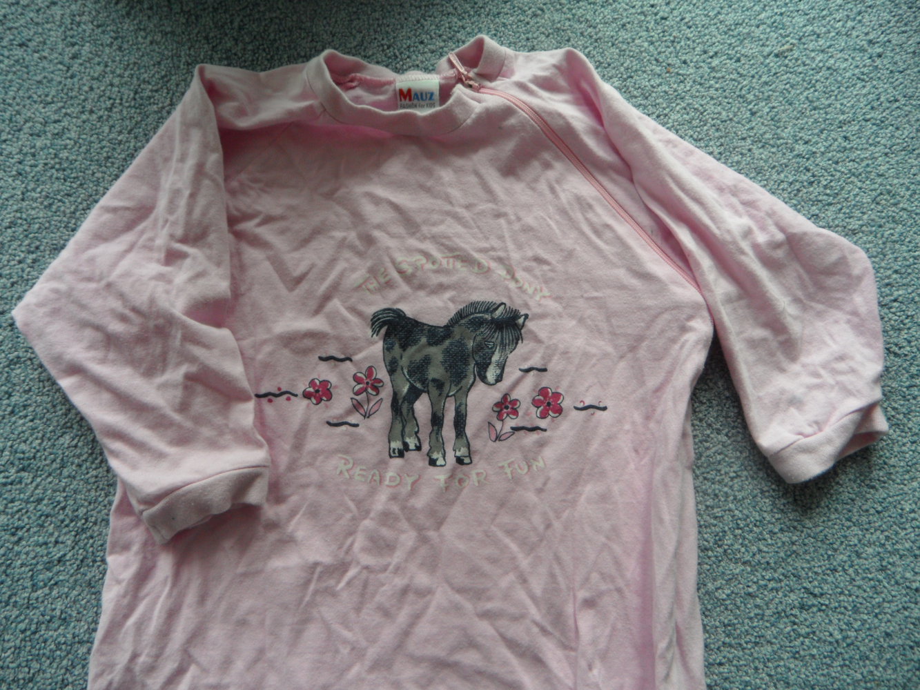 Einteiler Schlafanzug Gr. 92 mit Füßen