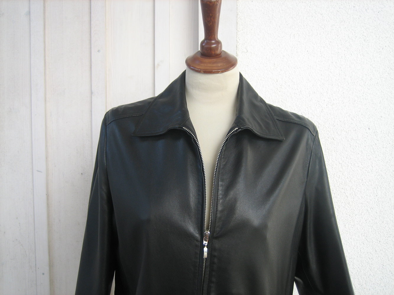 Exclusive Leder-Jacke Gr. 42, Schwarz, samtweiches Lammnappa!