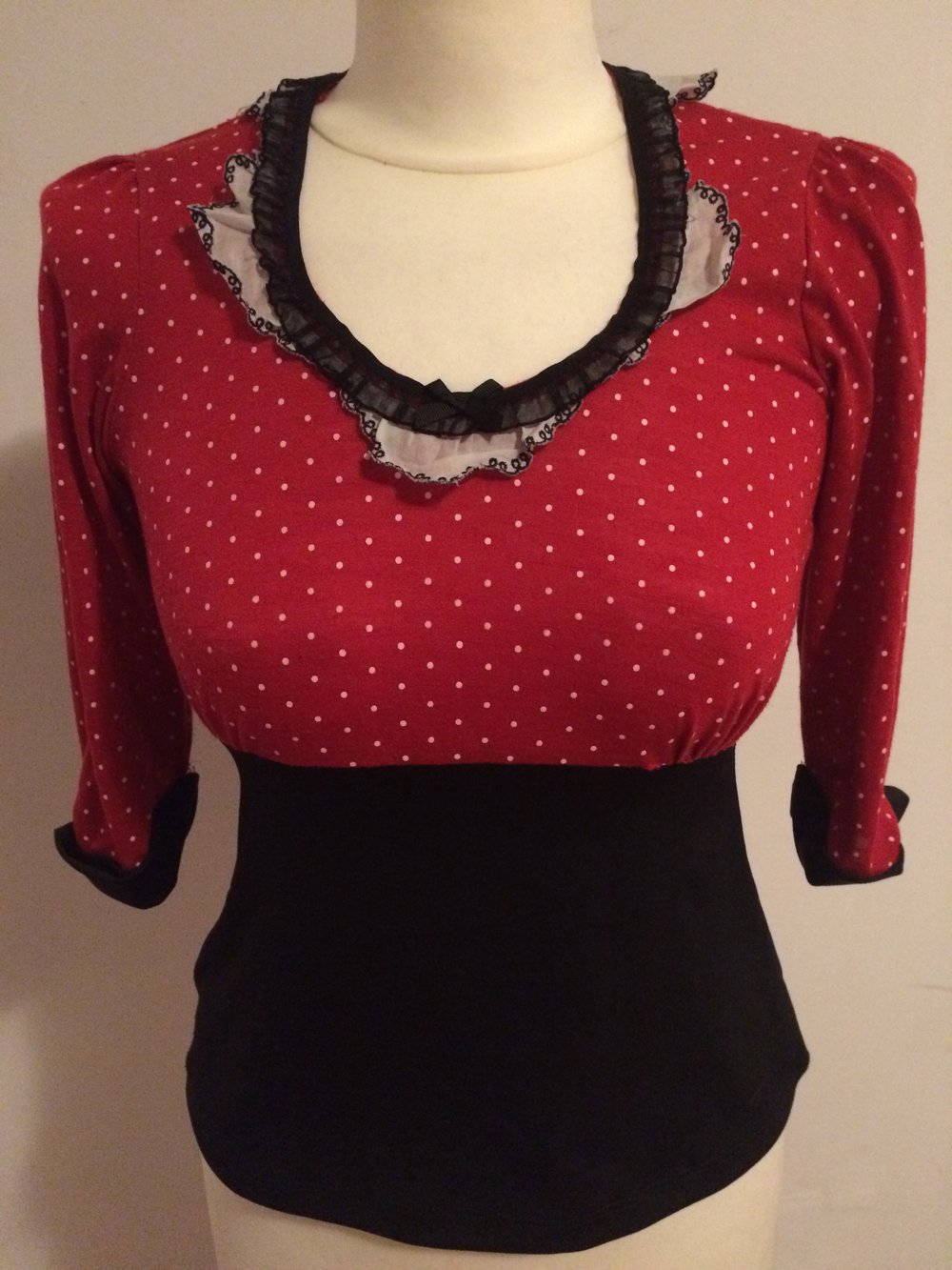 Küsten Luder Nellie Vintage Collar Polka Dots