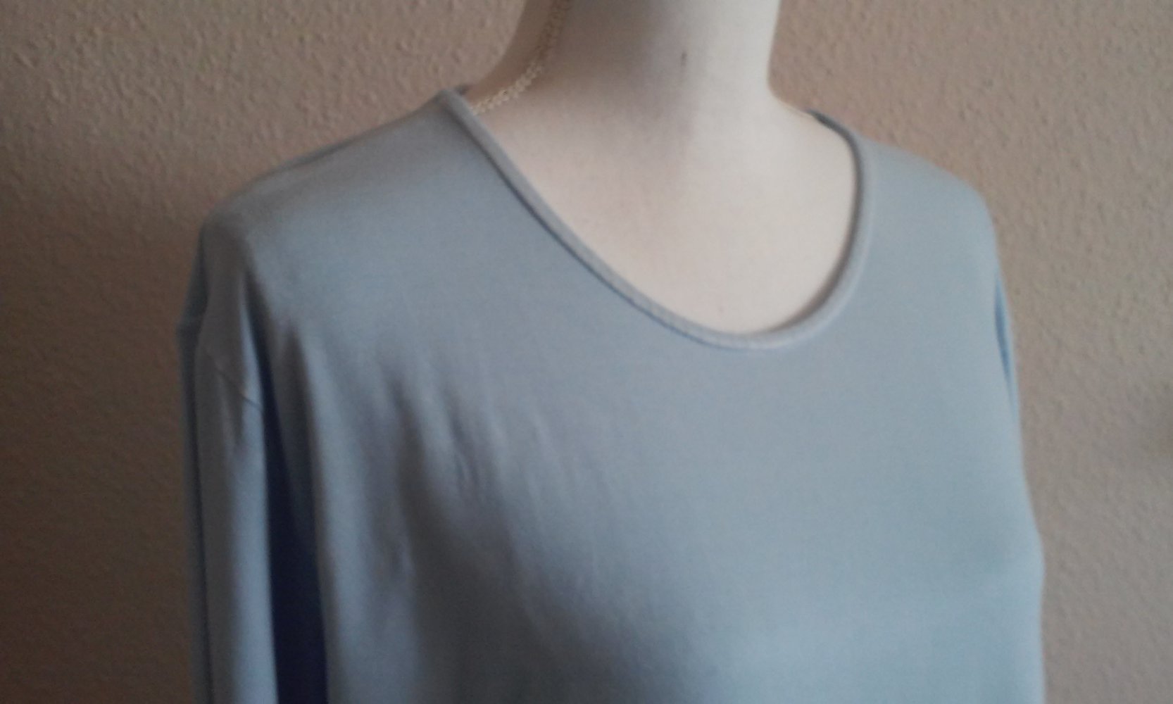 Sweatshirt Langarm Shirt Rundhals Pulli Freizeit/Sport/Unterzieher Basic-Oberteil stretchig