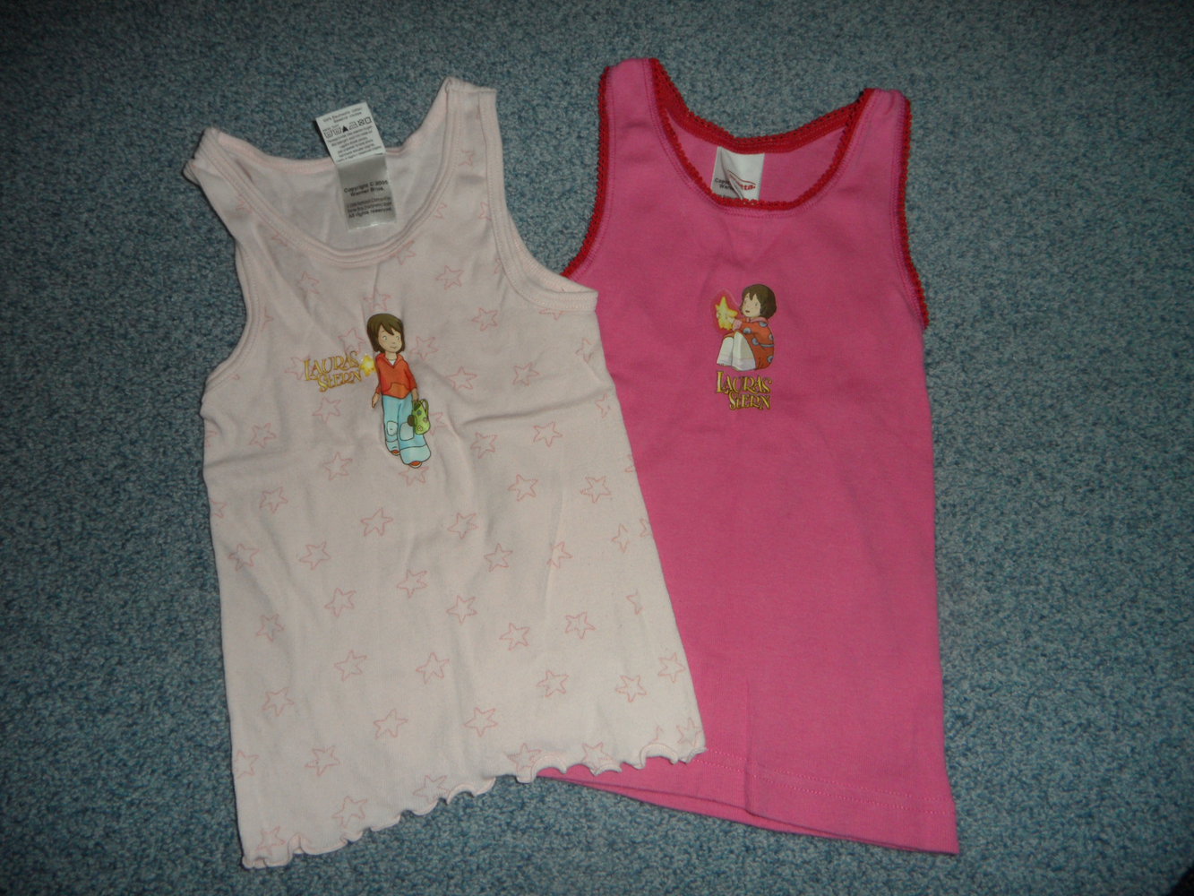 Lauras Stern 2 Unterhemden Sanetta 86/92