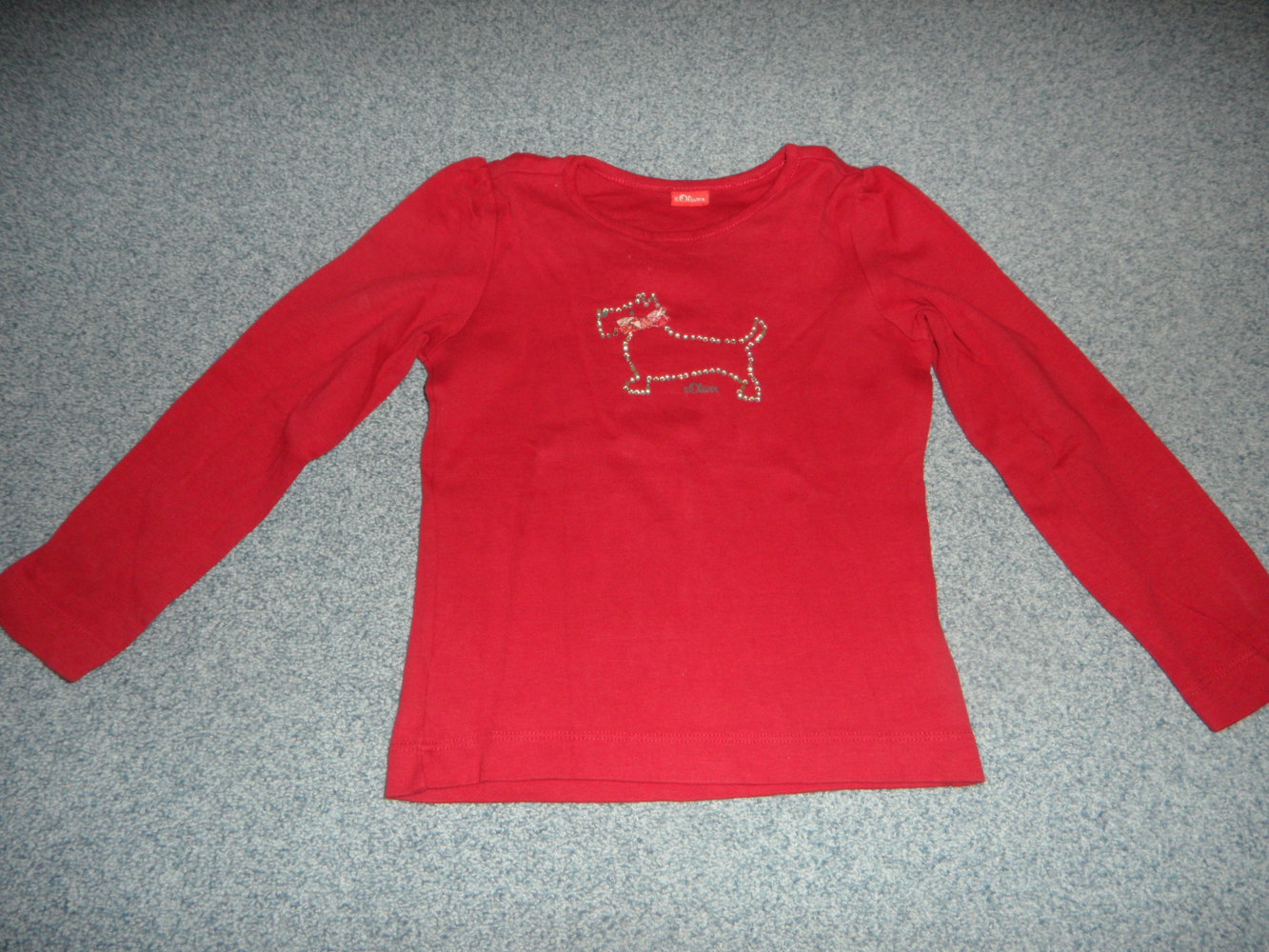 s.Oliver Langarmshirt Hund 104/110
