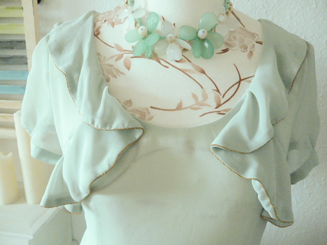 Mint Feen Kleid von Max C London 40