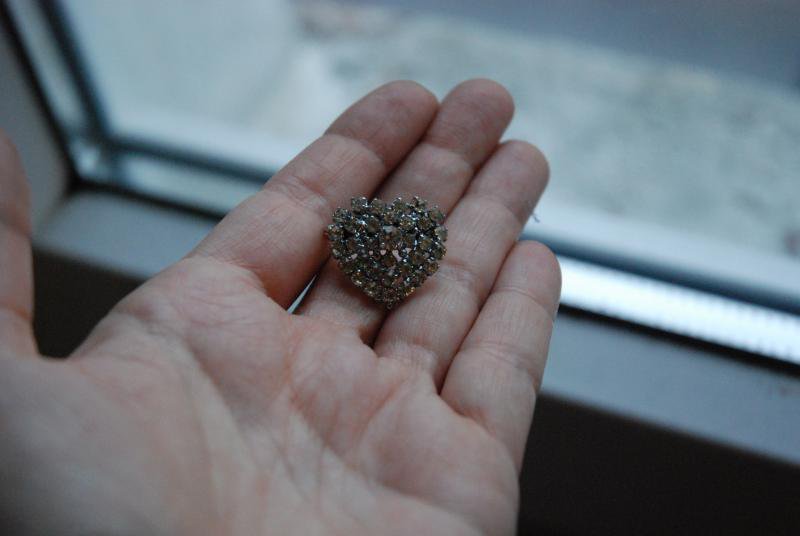 Vintage Brosche Herz