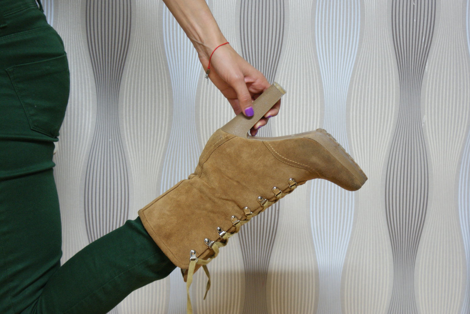 Bequeme Wildlederschuhe