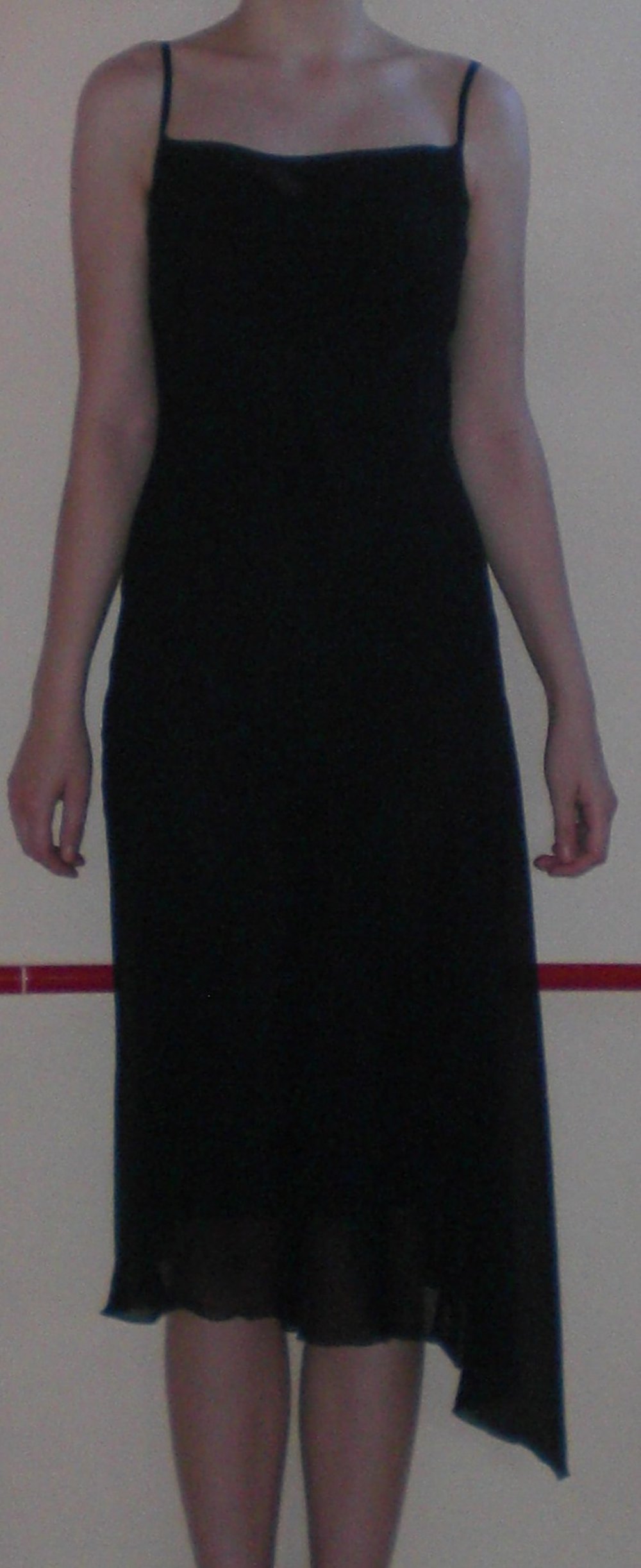schwarzes Abendkleid