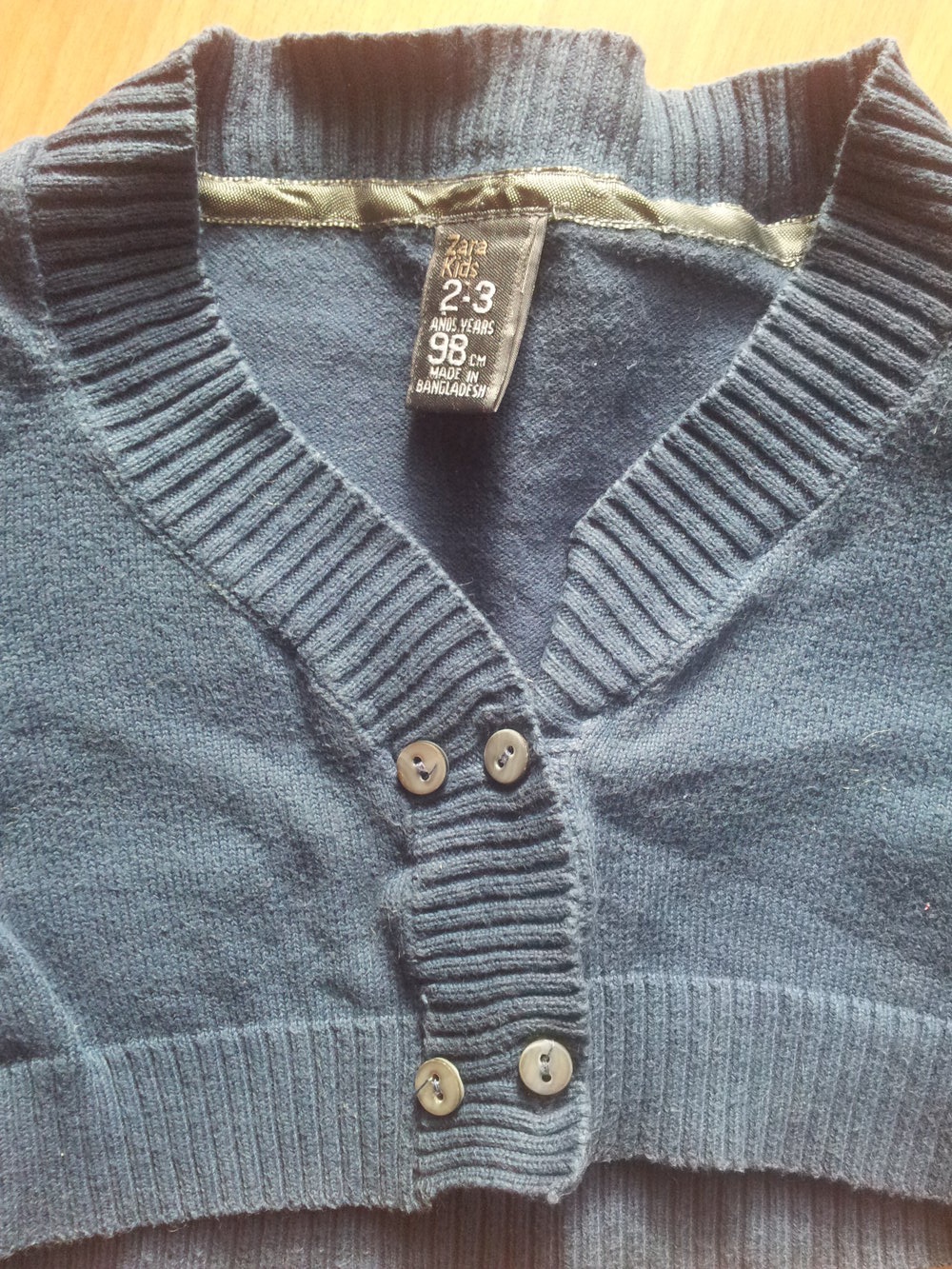 Bolero Jäckchen dunkelblau Zara Gr. 98 