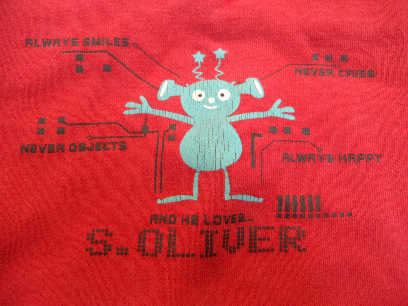 s.Oliver süßes Langarmshirt für kleine Außerirdische