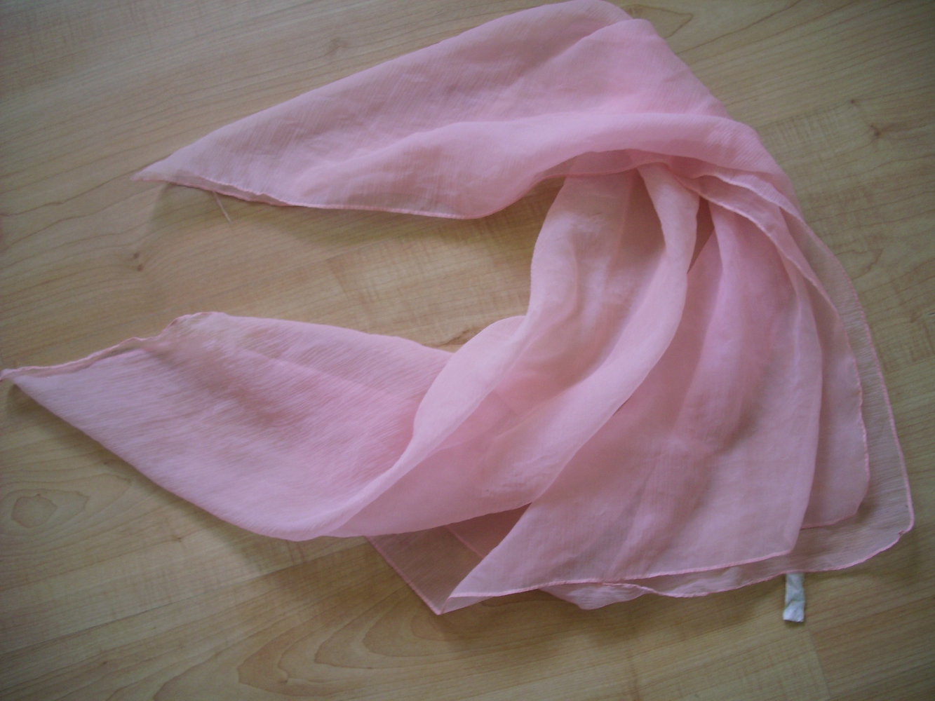 Tuch Rosè, Lace, Schal Vintage 70th,high Class Puder