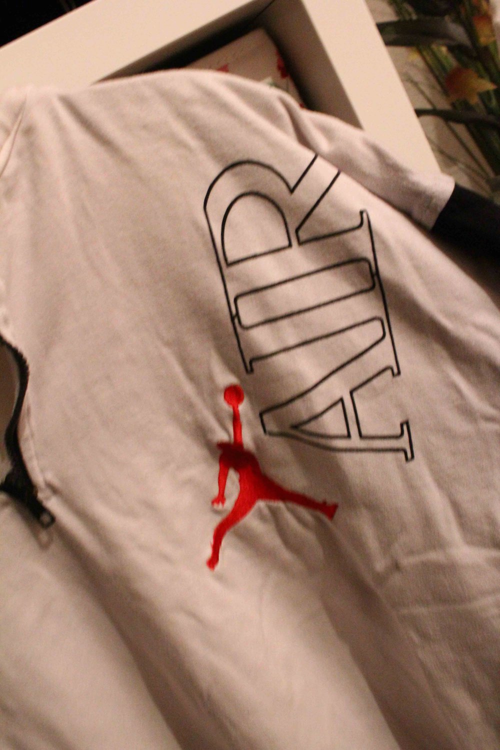 Nike air langarm Shirt mit Kragen und Rv
