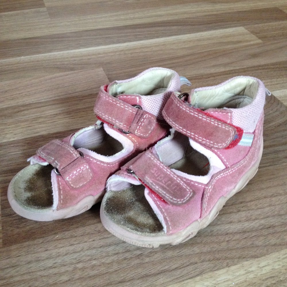 pinke Super Fit Sandalen