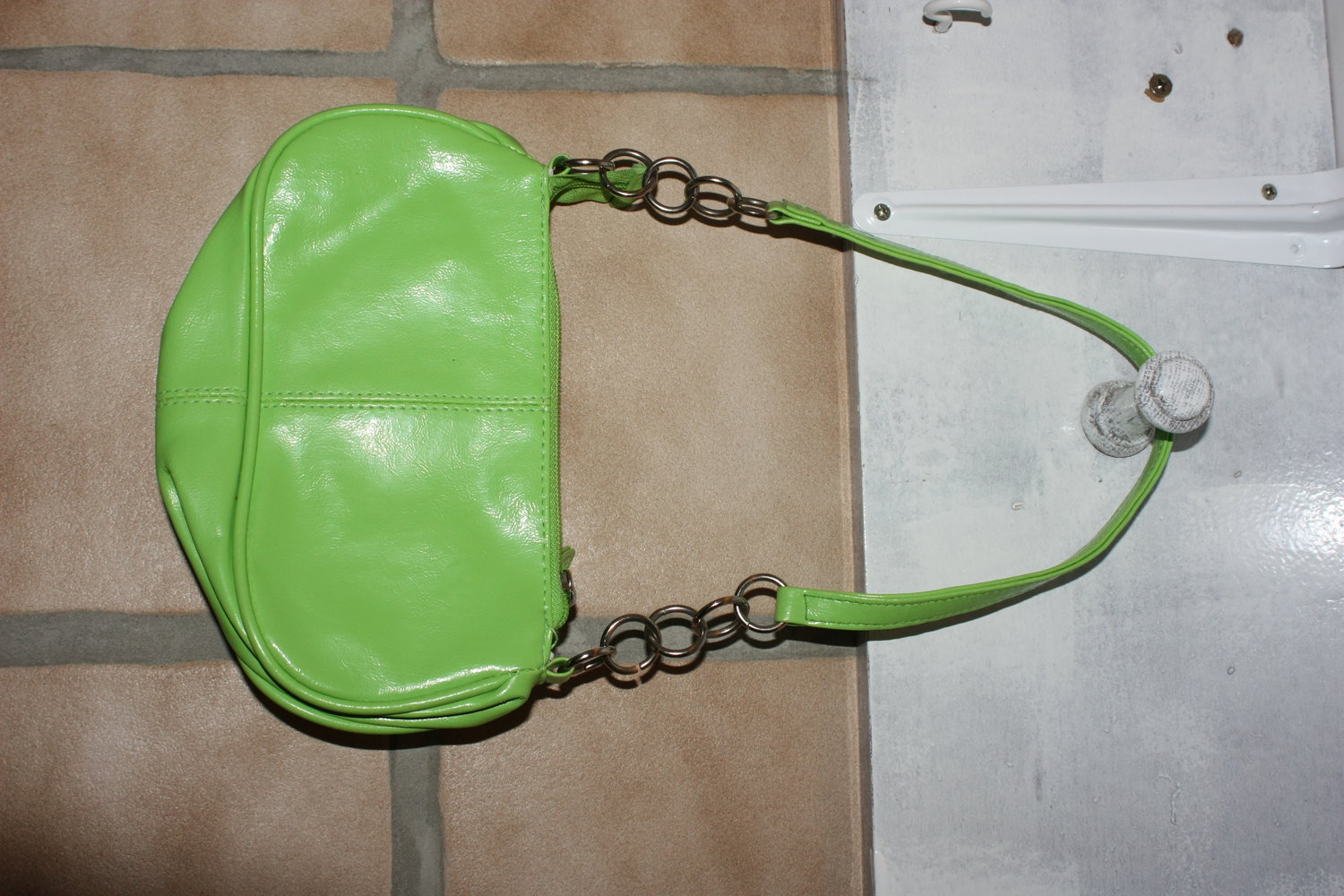 Kleines Partyhandtäschen in grün, Clutch