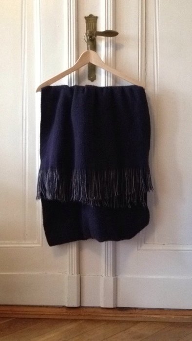 Winterschal Schal Zara blau grau