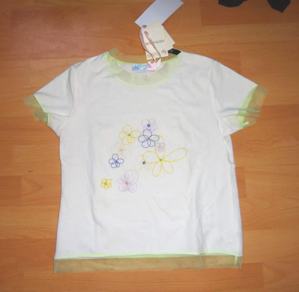 Neu- Monnalisa - zauberhaftes T-Shirt Gr.130cm