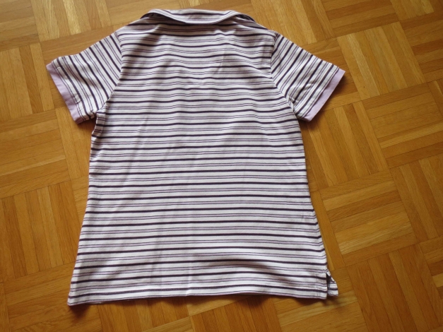 Shirt/Poloshirt,gestreift,V-Ausschnitt