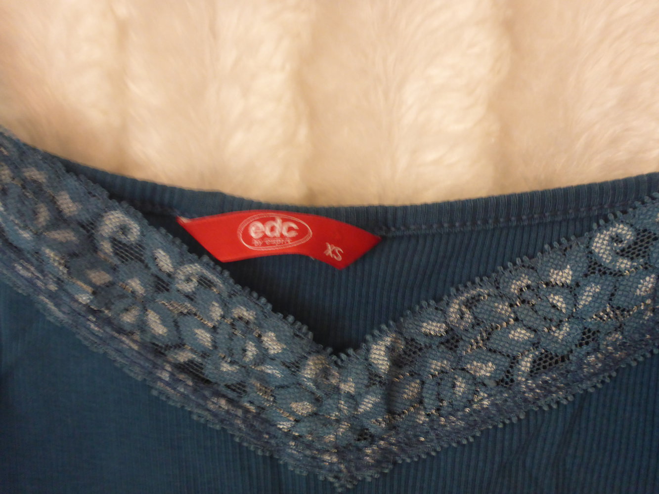 Top, edc Esprit, petrol. Gr. xs,