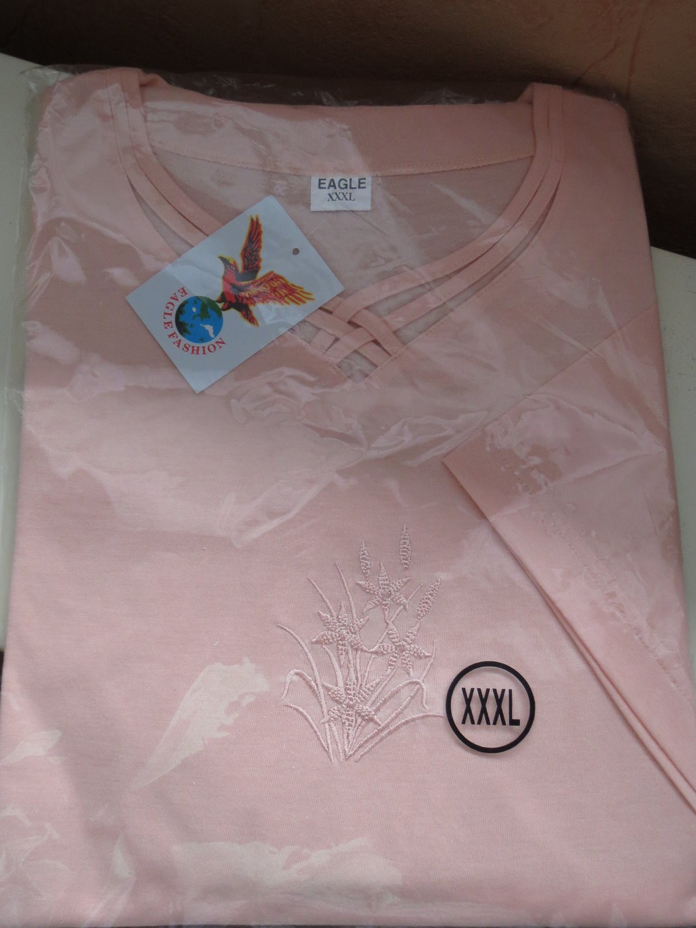 Shirt, Gr.50/52, apricot