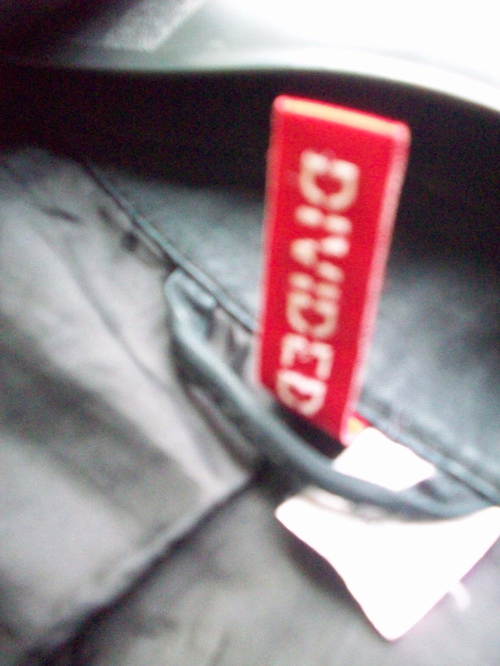 Schwarze Divided Jacke Gr 36