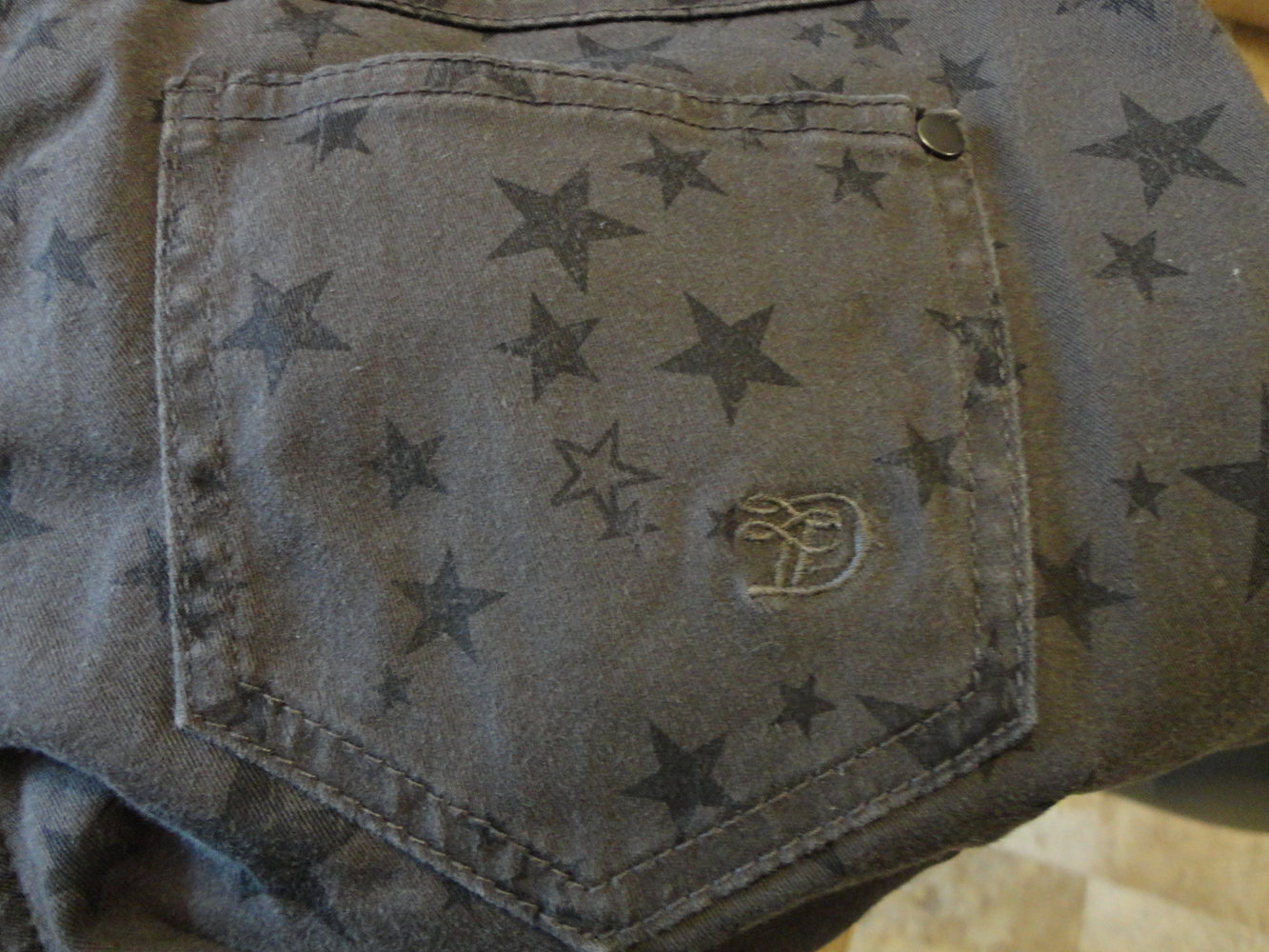 Skinny Röhren Jeans Sterne Basic Denim Tom Tailor