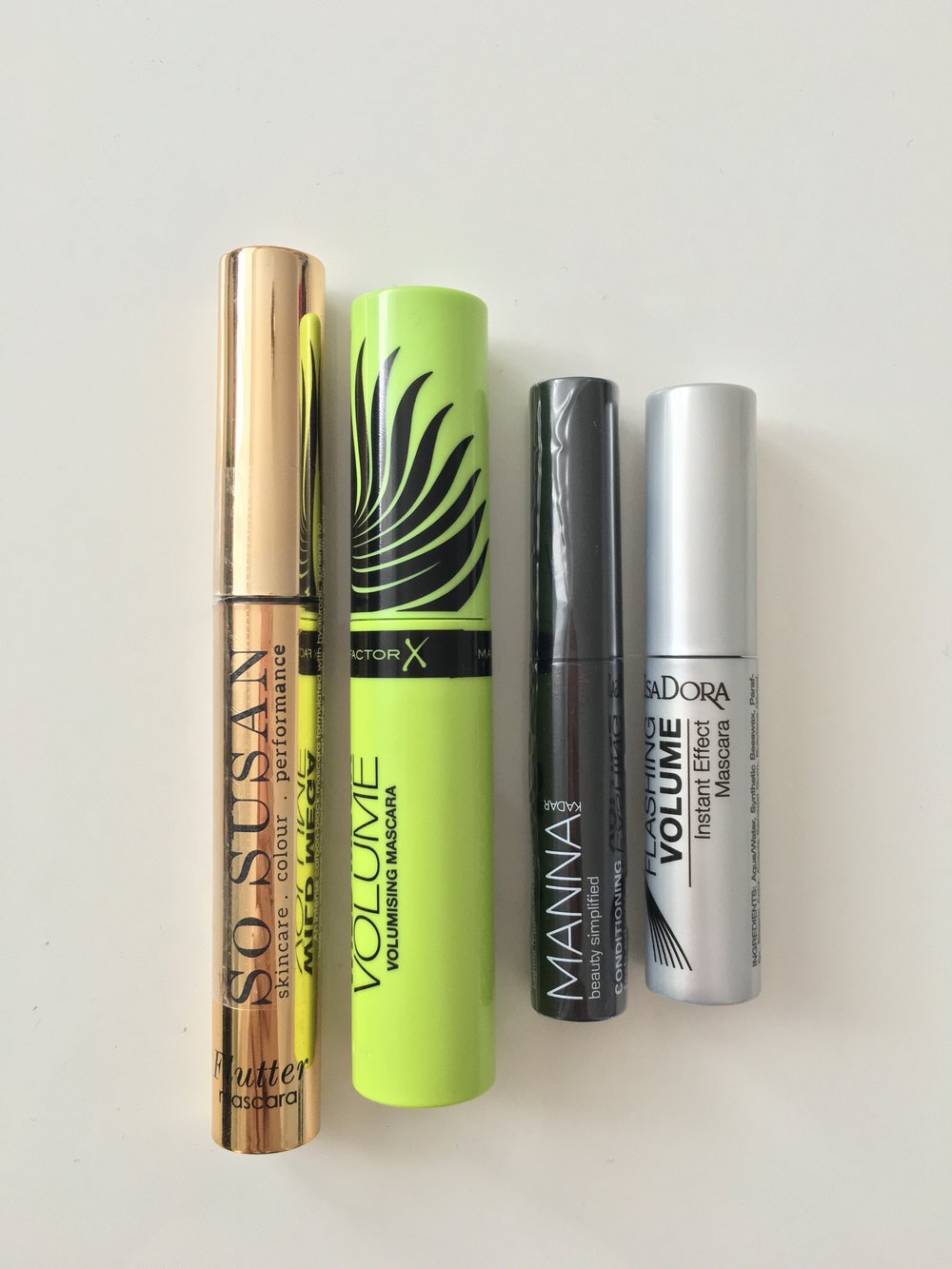 Mascara Set Max Factor, So Susan, Isadora & Manna Kadar Lash Primer