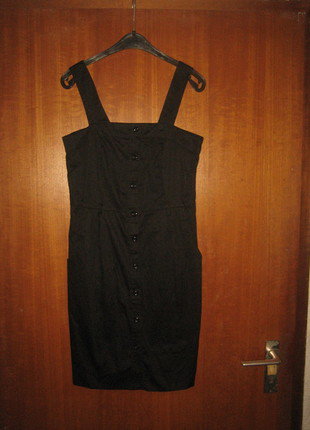 schwarzes Kleid aus Baumwolle in Gr. 36 * Mengenrabatt*