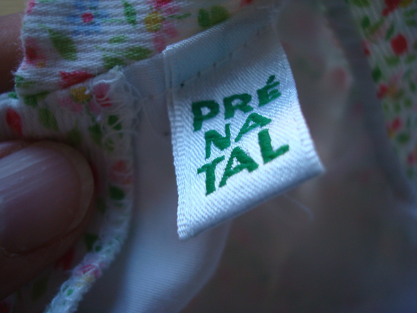 süßes Kleid mit Blumenmuster Gr. 62/68