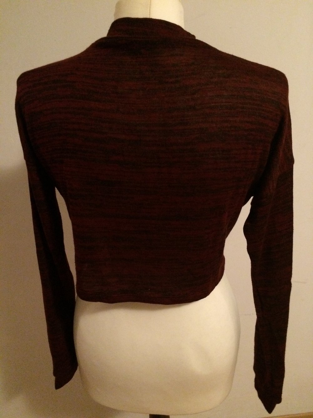 Top Pulli bauchfrei locker Rollkragen