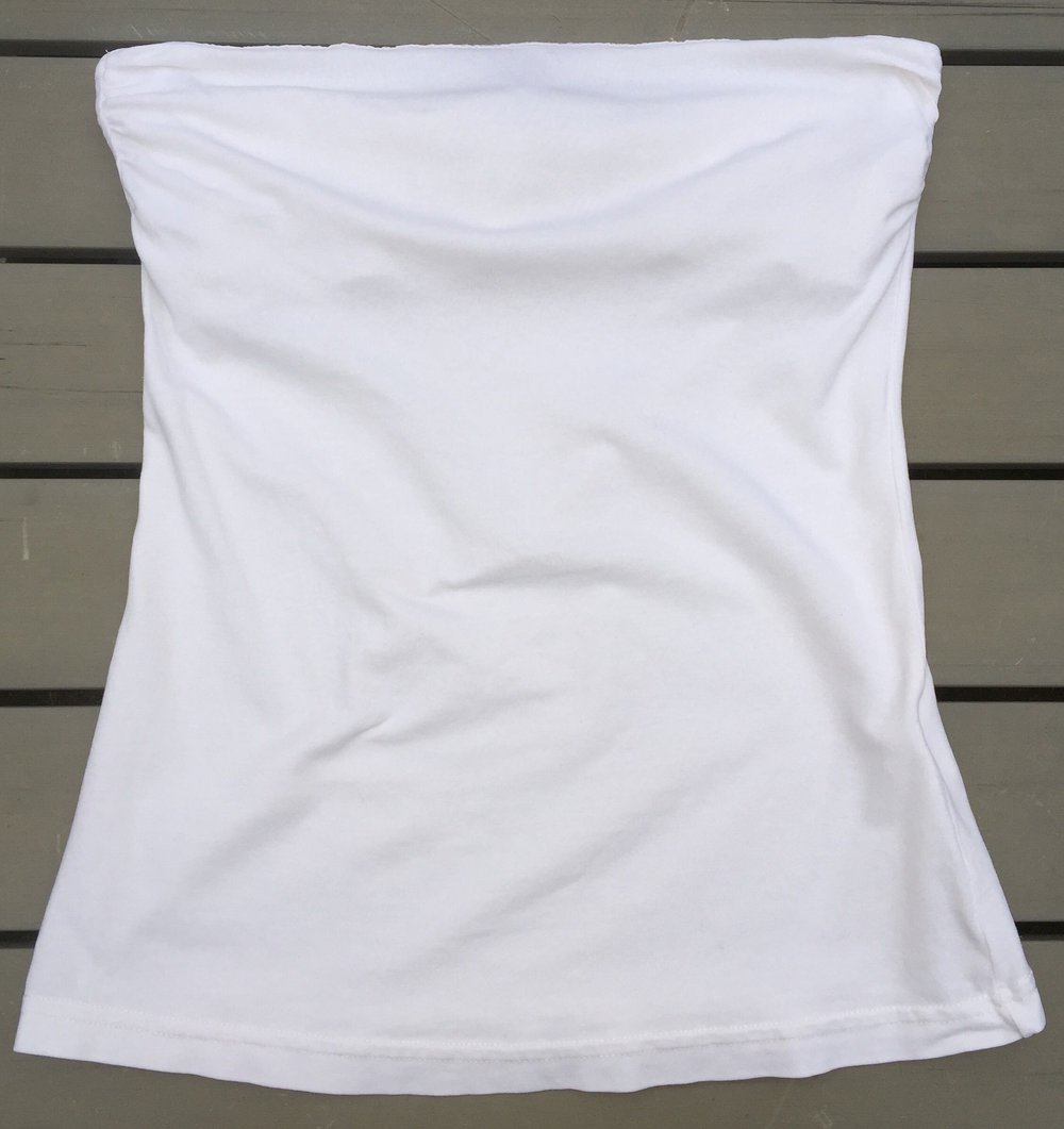 H&M Tubetop TUBE TOP weiß Gr. S