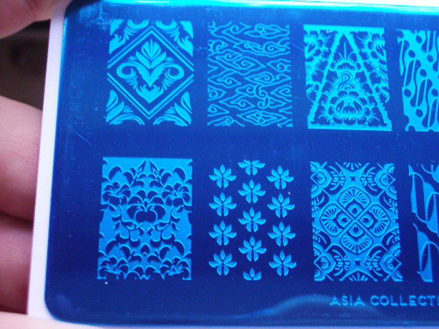 Moyou Stamping Nail Art  NEUE Schablone  Asia 09