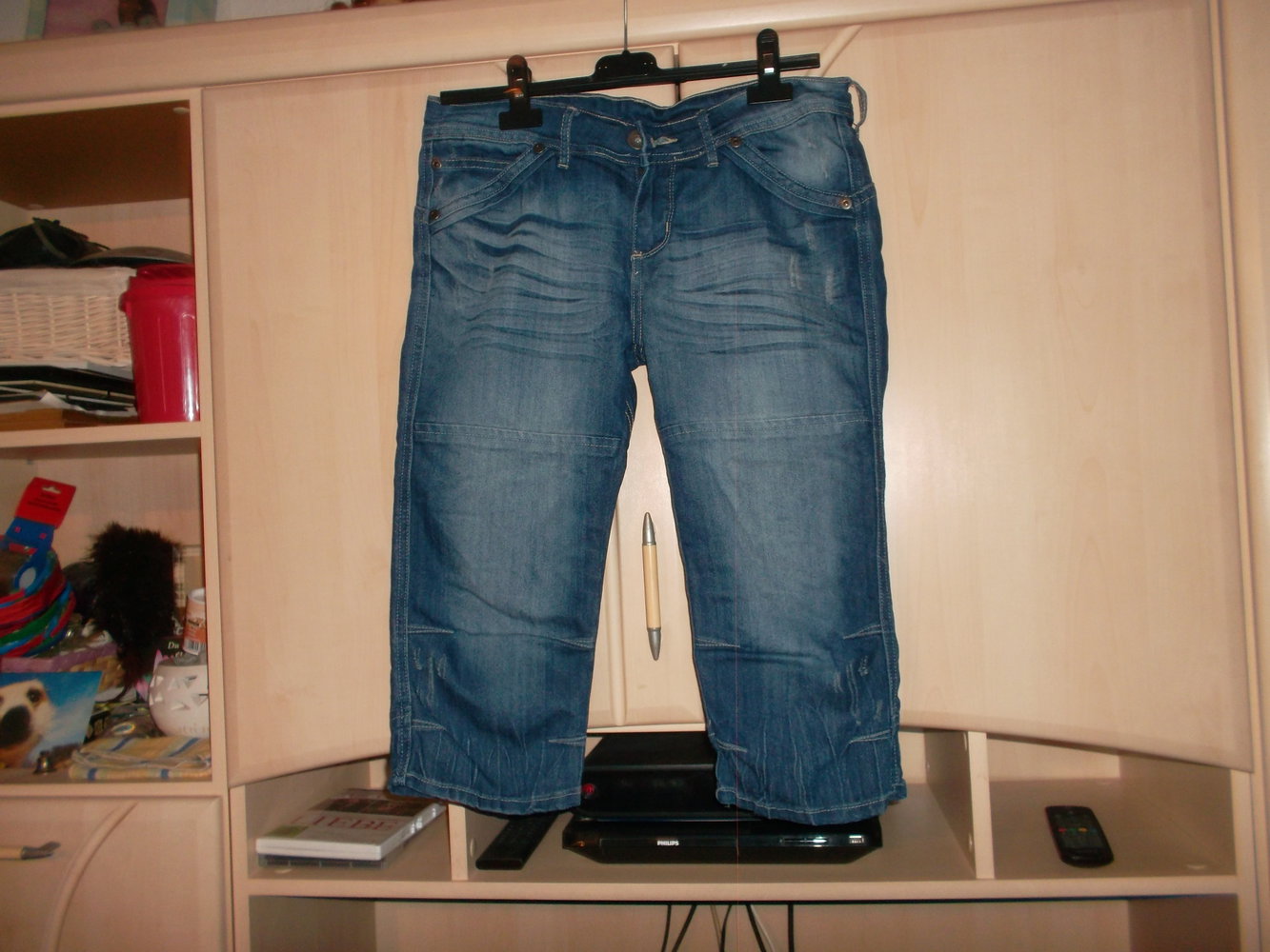 blaue jeanshose,gr. 38