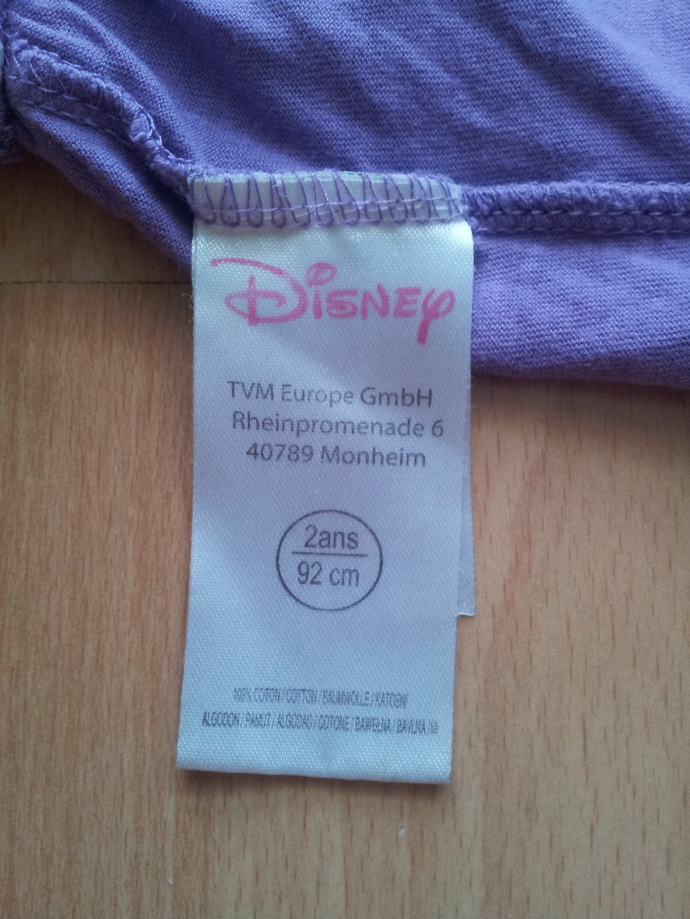 Hotpants kurze Hose lila Gr. 92 Disney 