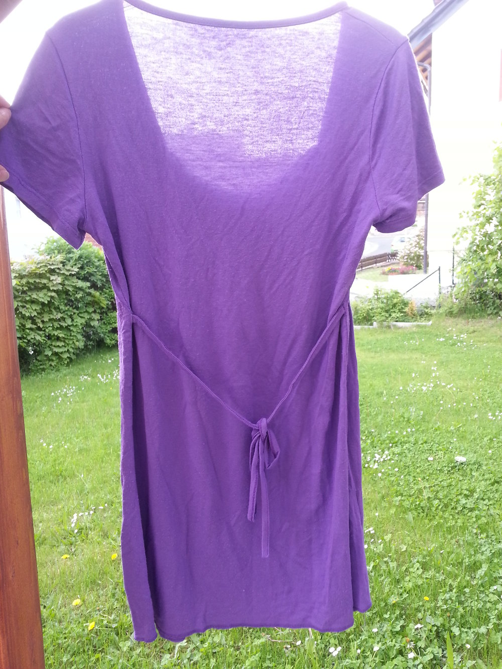 Shirt lila Basic noname Sommer